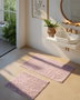 Mijölnir Juego de 2 alfombrillas de baño Rabbit - Rosa